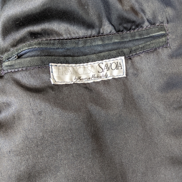 Vintage Men Button Down Black Jacket Coat - Picture 7 of 7